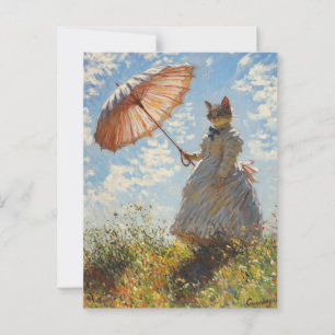 Postal Postcarta de arte de Monet Vintage