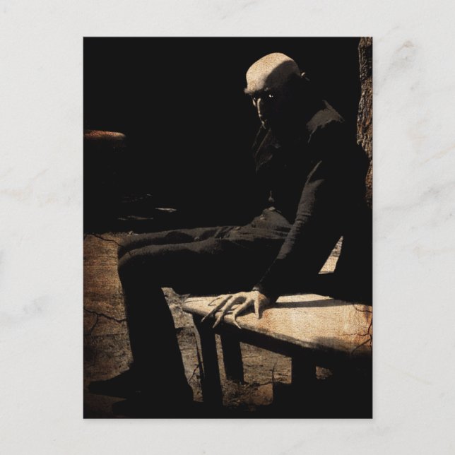 Postal Postcarta de arte de Nosferatu vintage (Anverso)