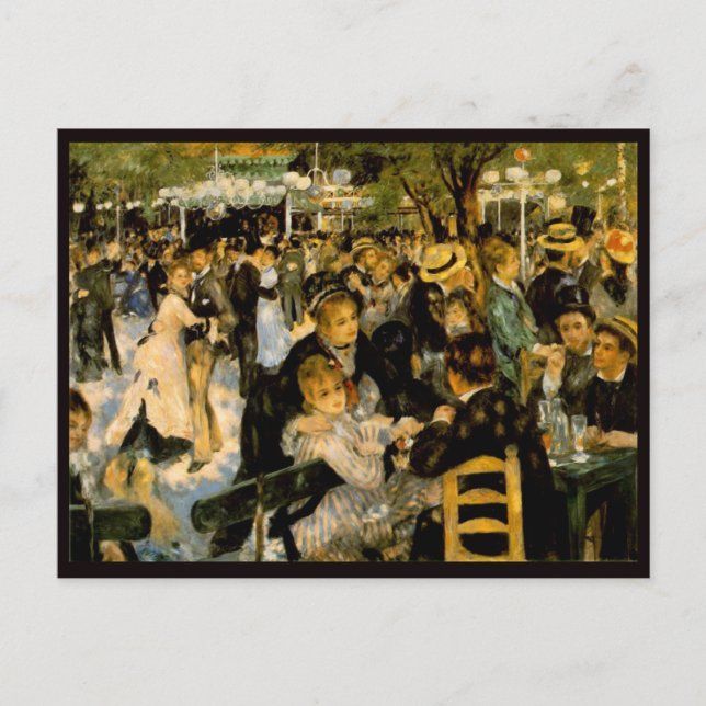 Postal Postcarta de arte de Renoir (Anverso)