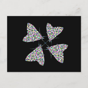 Postal Postcarta de arte moscal multicolor