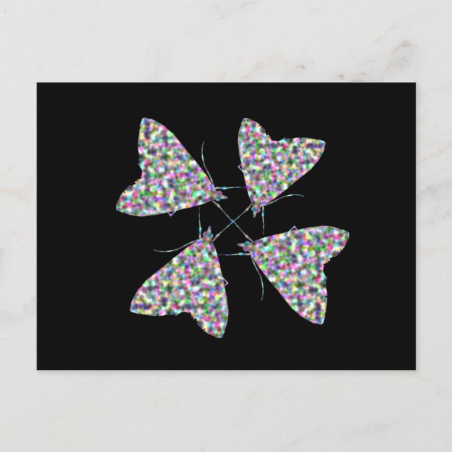 Postal Postcarta de arte moscal multicolor (Anverso)