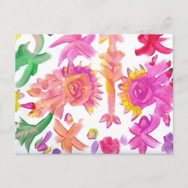 Postal Postcarta de artista de autismo en aguas dulces (Anverso)