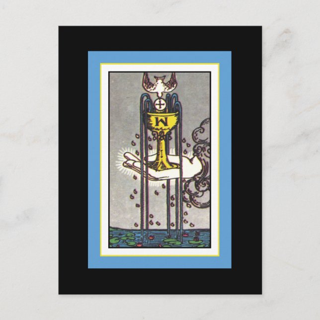 Postal Postcarta de As de Cups (Anverso)