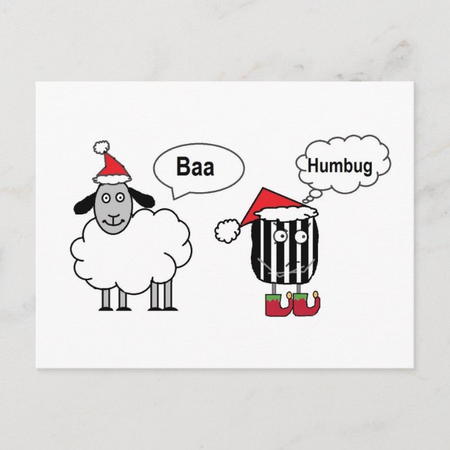 Postal Postcarta de Baa Humbug (Anverso)
