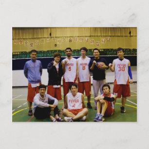 Postal Postcarta de baloncesto Andong Fever