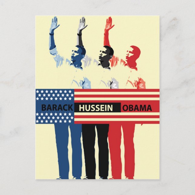 Postal Postcarta de Barack Hussein Obama (Anverso)