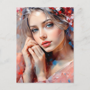 Postal Postcarta de belleza etérea