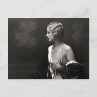 Postal Postcarta de belleza francesa de principios del si