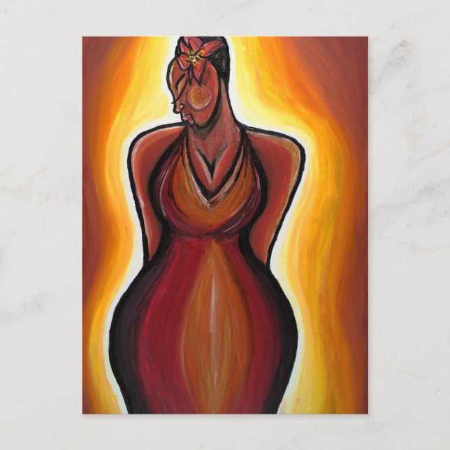 Postal Postcarta de belleza silenciosa (Anverso)