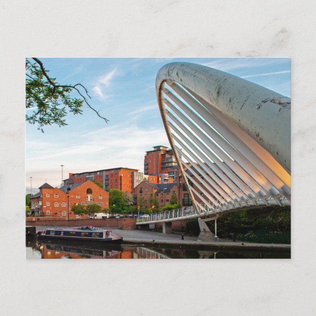 Postal Postcarta de Castlefield Canal Manchester (Anverso)