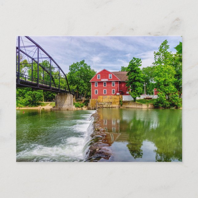 Postal Postcarta de cataratas de Eagle Creek durante la g (Anverso)
