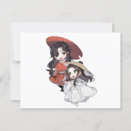 Postal Postcarta de Chibi Tgcf