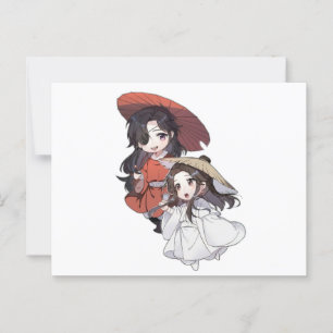 Postal Postcarta de Chibi Tgcf