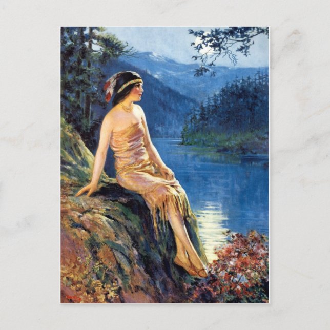Postal Postcarta de Chicas de calendario de las Madres de (Anverso)