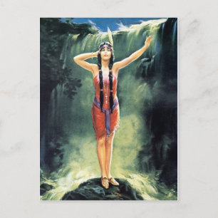 Postal Postcarta de Chicas de calendario de las Madres de