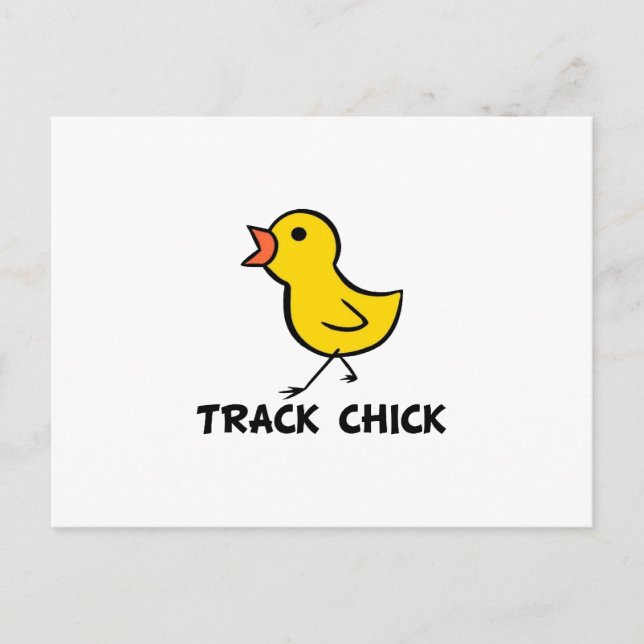 Postal Postcarta de Chick Track (Anverso)