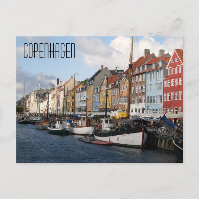 Postal Postcarta de Copenhague (Anverso)