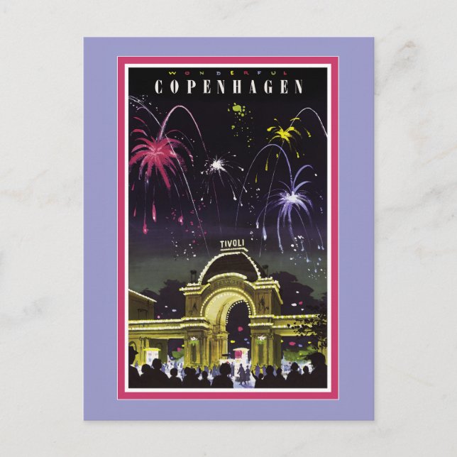 Postal Postcarta de Copenhague (Anverso)