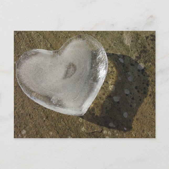 Postal Postcarta de Corazón de Fusión (Anverso)