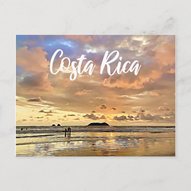 Postal Postcarta de Costa Rica Pura Vida (Anverso)