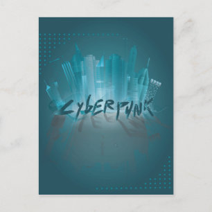 Postal Postcarta de Cyberpunk