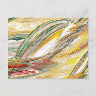 Postal Postcarta de desprestigio de pintura abstracta