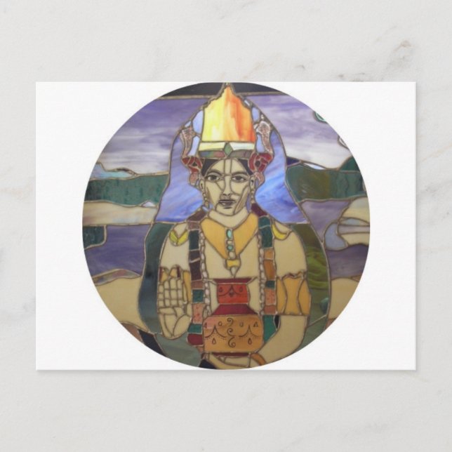 Postal Postcarta de Dhanvantari (Anverso)