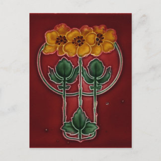 Postal Postcarta de diseño Art Nouveau