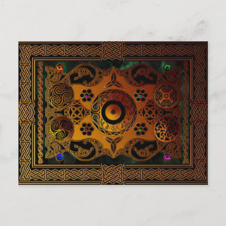 Postal Postcarta de diseño celta