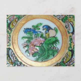 Postal Postcarta de diseño de cosecha oriental