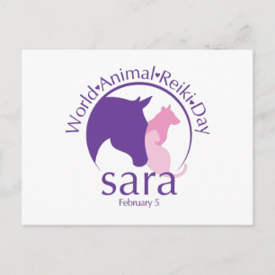 Postal Postcarta de diseño del Día Mundial del Reiki para