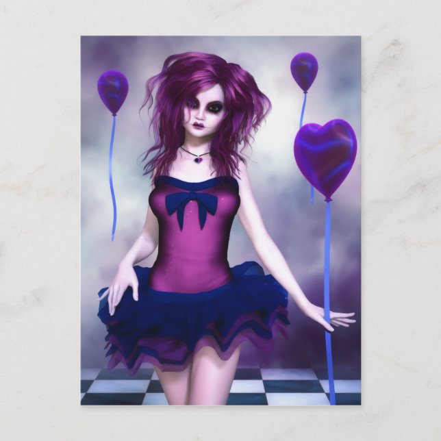 Postal Postcarta de diversión oscura (Anverso)