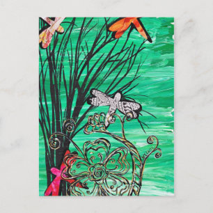 Postal Postcarta de Dragonfly Park