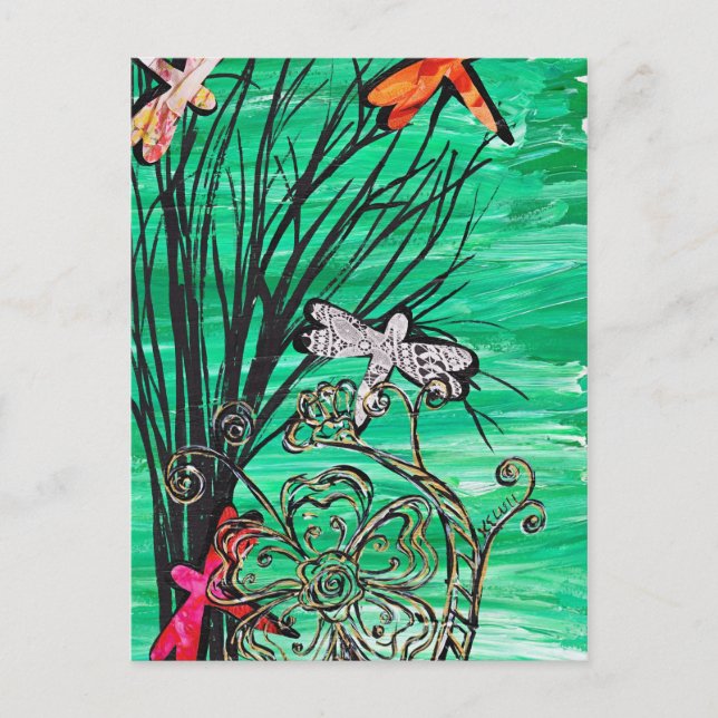 Postal Postcarta de Dragonfly Park (Anverso)