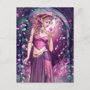 Postal Postcarta de dulces musculaciones del amor