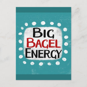Postal Postcarta de energía de Big Bagel