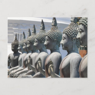 Postal Postcarta de esculturas de Buda