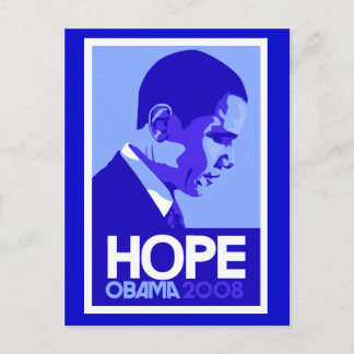 Postal Postcarta de esperanza de Obama