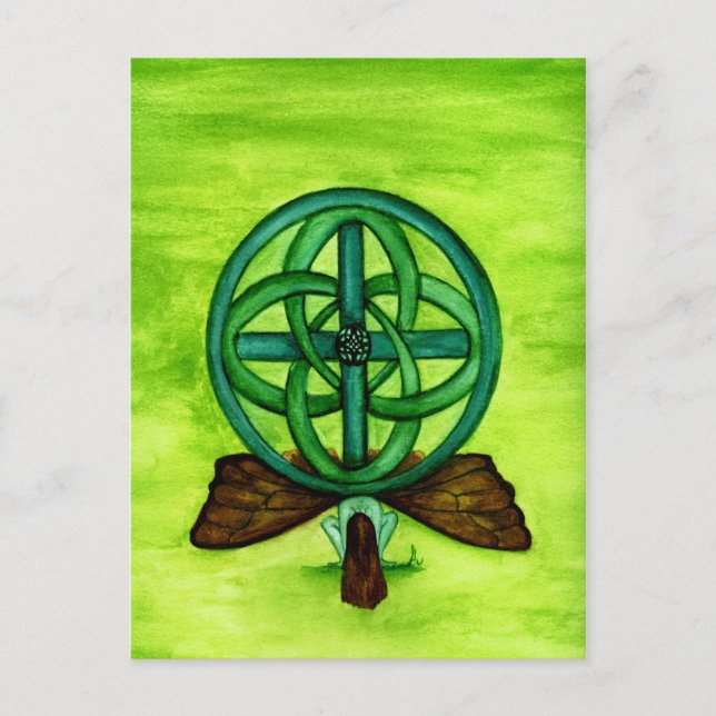 Postal Postcarta de Faerie celta (Anverso)