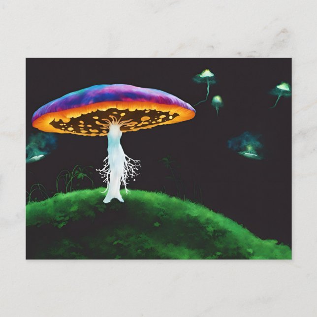 Postal Postcarta de Fantasy Mushroom (Anverso)