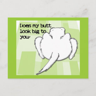 Postal Postcarta de Ferret Butt