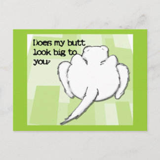 Postal Postcarta de Ferret Butt