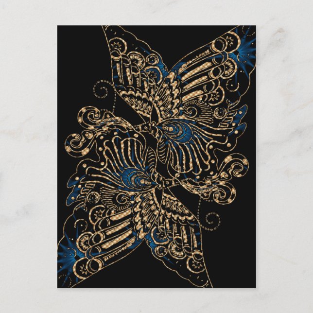 Postal Postcarta de flutter (Anverso)