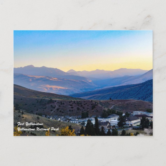 Postal Postcarta de Fort Yellowstone (Anverso)