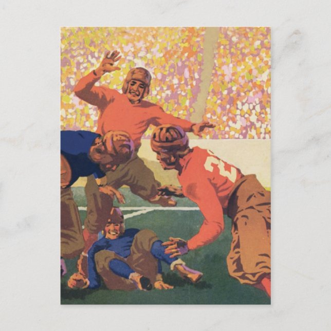 Postal Postcarta de fútbol de época (Anverso)