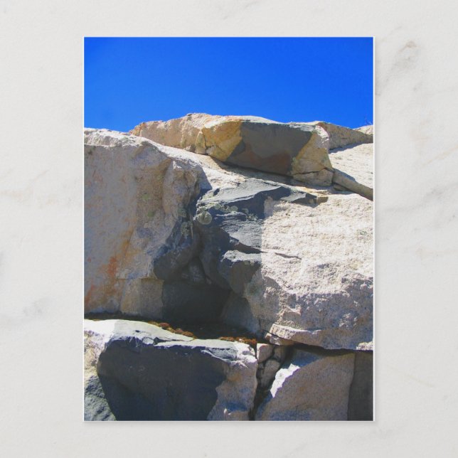 Postal Postcarta de Geología de Dike de Rock Basalt (Anverso)