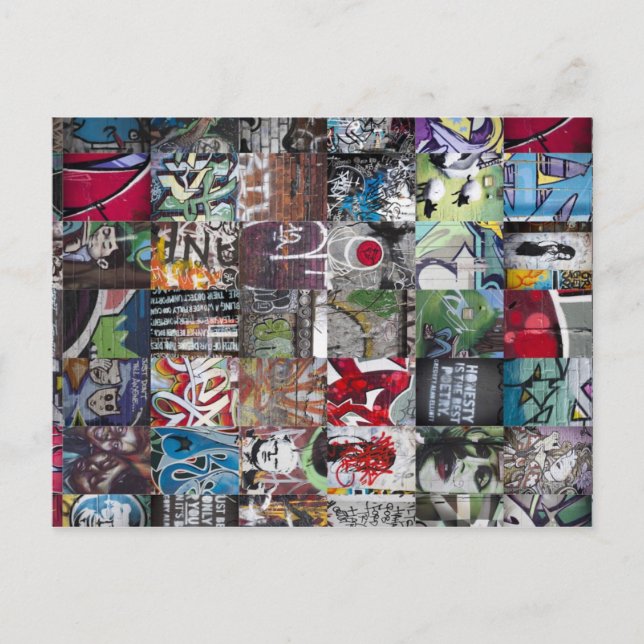 Postal Postcarta de graffiti (Anverso)