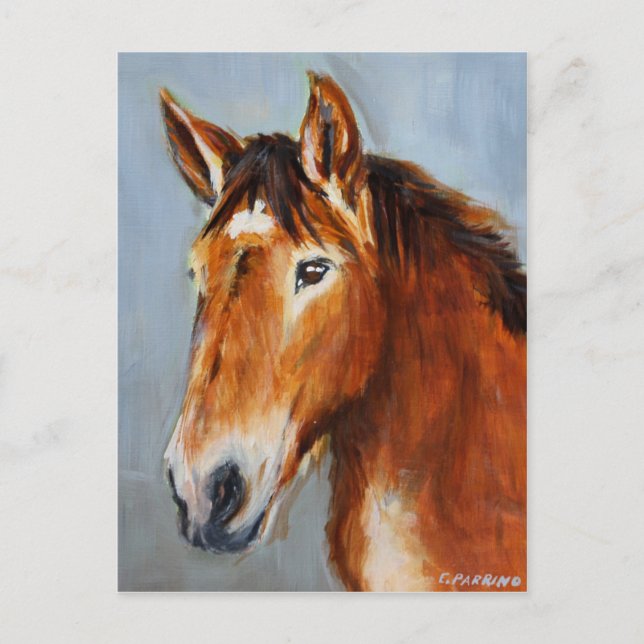 Postal Postcarta de Gulliver de Equine Voices (Anverso)