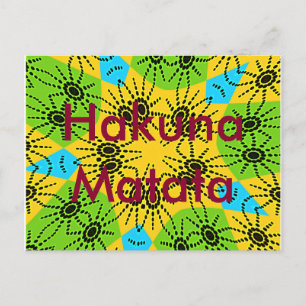 Postal Postcarta de Hakuna Matata