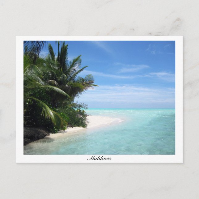 Postal Postcarta de Hevaholhudhoo Island Maldives (Anverso)